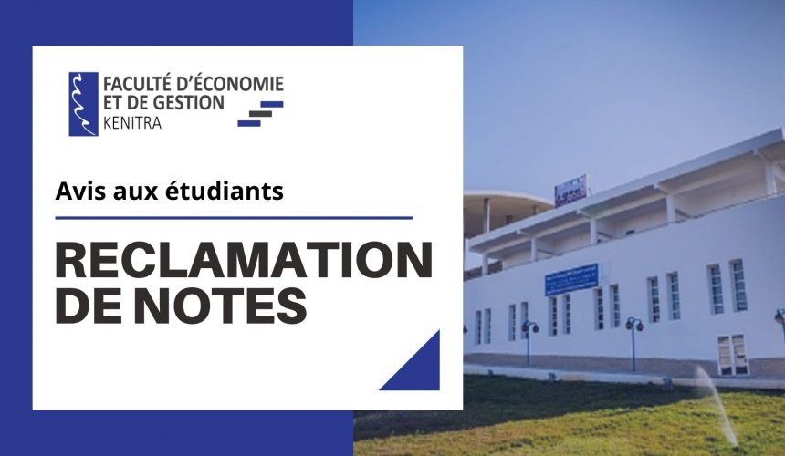 Réclamations de notes – Semestre 4