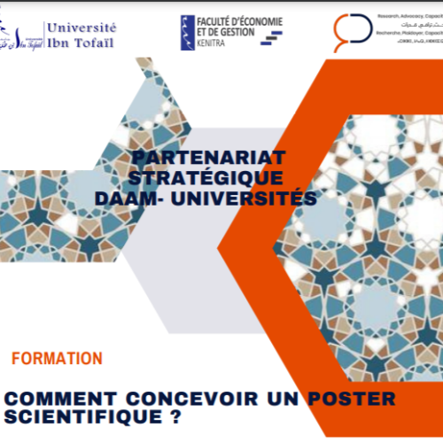 Formation  » Comment concevoir un poster scientifique? « 