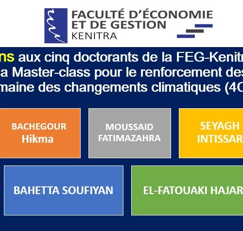 Master-class pour le renforcement des capacités dans le domaine des changements climatiques