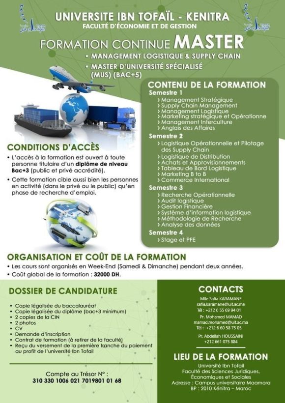 MUS Management Logistique et Supply Chain - Faculté d'Economie et de ...