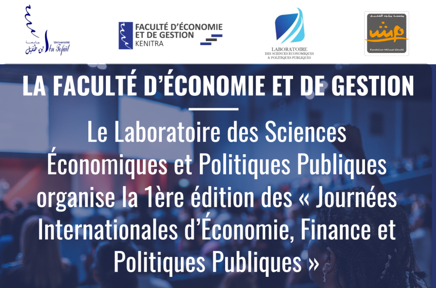 1ère édition des «Journées Internationales d’Économie, Finance et Politiques Publiques»