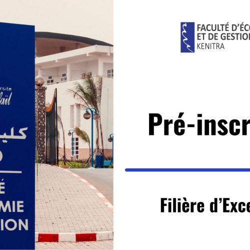 Pré-inscription – Filière d’Excellence 2023/2024