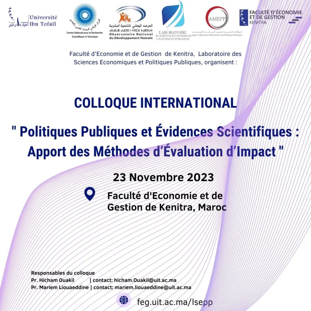 Colloque international sous le thème « Politiques Publiques et ...