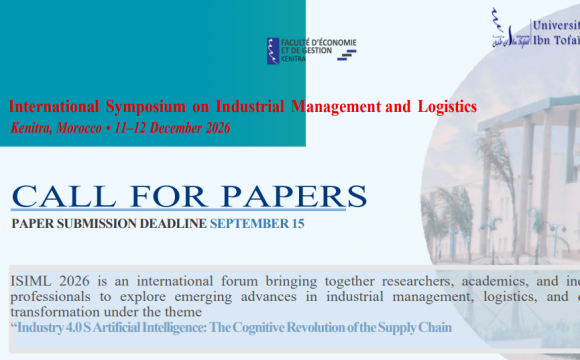 CALL FOR PAPERS : International Symposium on Industrial Management and Logistics