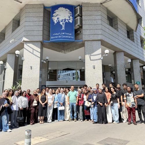 Retour en images sur la visite à la Bourse de Casablanca Retour en images sur la visite à la Bourse de Casablanca