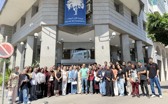 Retour en images sur la visite à la Bourse de Casablanca