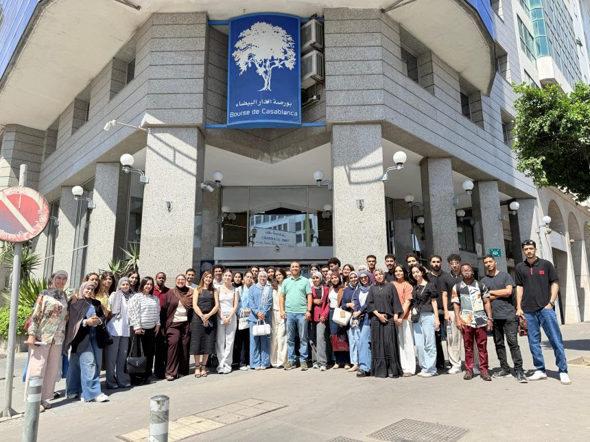 Retour en images sur la visite à la Bourse de Casablanca